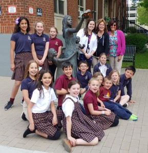 St. Ignatius Catholic School students and staff. With the assistance of compassionate staff, students hosted a donation drive at their school. One student even donated her allowance and sold cookies to raise hundreds of dollars for our mission.
